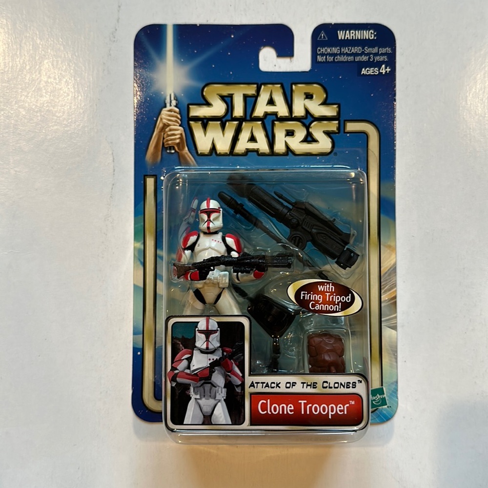 Star Wars Saga Attack of the Clones Clone Trooper 2001